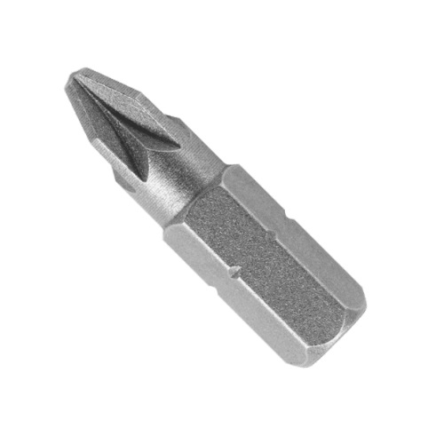 Bosch 1-in Extra Hard Insert Bit, PZ2, Bulk, Case of 10 (Bosch 27046B10)