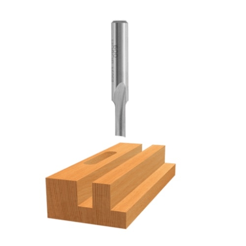 Bosch 1/8-in x 5/8-in Straight Bit, High Speed Steel, 1-Flute (Bosch 85152)