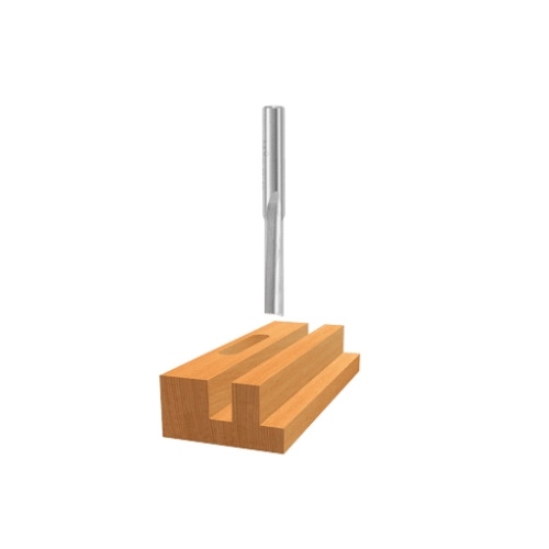 Bosch 1/4-in x 1-in Straight Bit, High Speed Steel, 1-Flute (Bosch 85154)