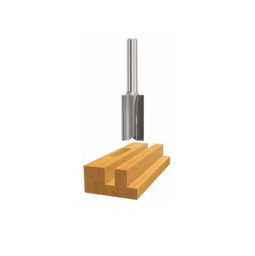 Bosch 1/2-in x 1-in Straight Bit, Carbide Tipped, 2-Flute (Bosch 85227M)