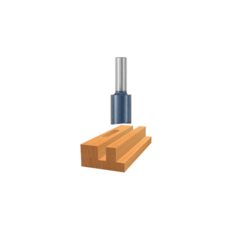 Bosch 7/8-in x 1-1/4-in Straight Bit, Carbide Tipped, 2-Flute (Bosch 85458M)