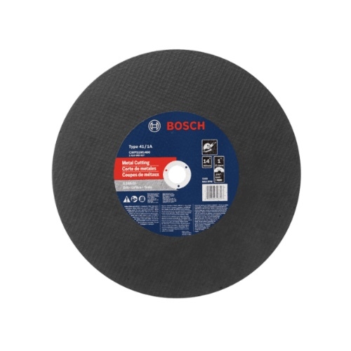 Bosch 14-in Abrasive Wheel, Metal Cutting, Type 1A, 24 Grit, Case of 10 (Bosch CWPS1M1400)