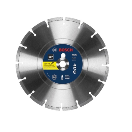 Bosch 12-in Premium Diamond Blade, Segmented Rim, Universal Rough Cut (Bosch DB1241C)