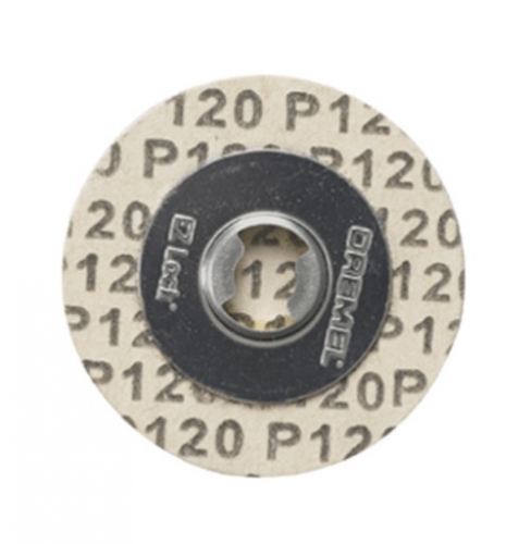 Dremel 1-1/4-in EZ412SA EZ Lock Sanding Disc, 120 Grit (Dremel EZ412SA)