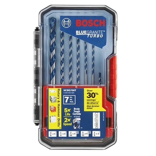 Bosch blue granite shop turbo drill bits