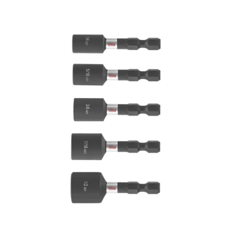 Bosch 5 pc. Driven Impact Nutsetter Set, 1-7/8-in Length, Pack of 5 (Bosch ITDNSV105)