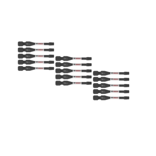 Bosch 2-in Driven Impact Power Bit, T25, 15 Pack, Pack of 15 (Bosch ITDT25215)