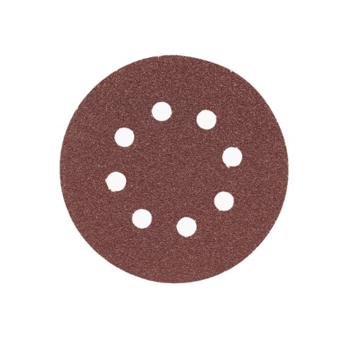Bosch SR5R180 5-Piece 180 Grit Sanding Discs - 5 Inch 8 Hole Hook-and-Loop For Wood Sanding