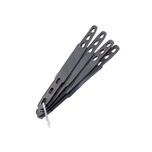 Custom LeatherCraft Replacement Knee Pad Straps, Gray (Custom