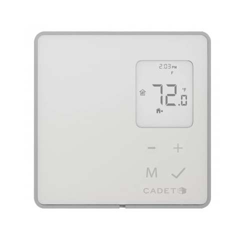 Cadet 4000W Programmable Thermostat, Single Pole, 16.7 Amp, 120V/208V/240V,  White (Cadet TEP402DW) | HomElectrical.com