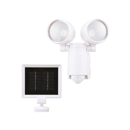 CyberTech 6W LED Solar Security Light w/ Motion Sensor, 560 lm, 6500K ...