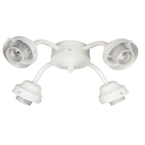 Craftmade Aged Bronze Ceiling Fan Light Kit With LED Bulbs - 4-Light Fitter For Your Home