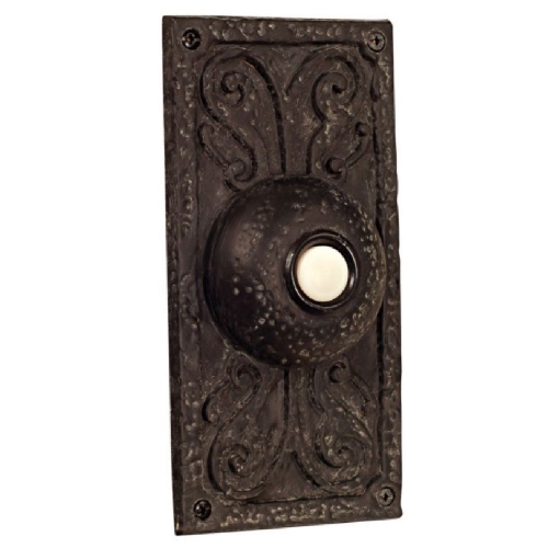 Craftmade 0.2W LED Designer Rectangular Lighted Push Button, Weathered ...