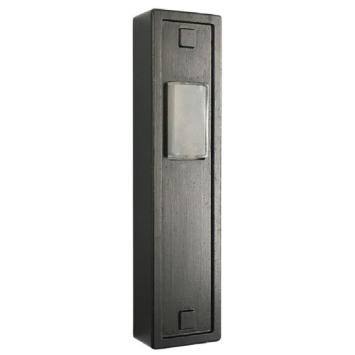 Rectangular Led Buttons Craftmade 0.2W LED Traditional Rectangular Lighted Push Button, Antique ...