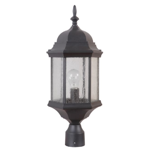Craftmade Hex Style Outdoor Post Mount w/o Bulb, 1 Light, E26