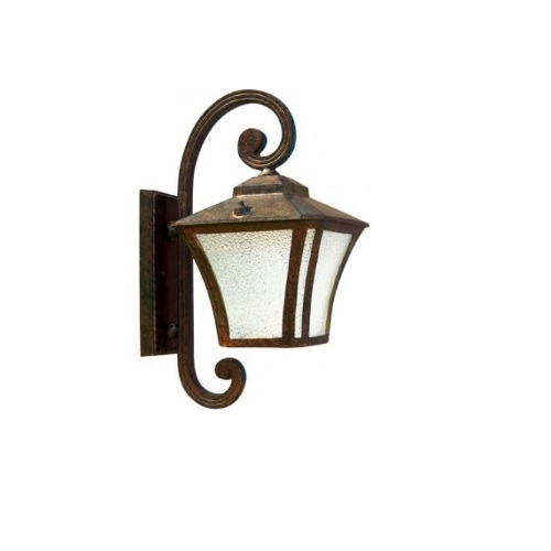 Dabmar 16W Small Decorative LED Wall Light Fixture w/Textured Glass ...