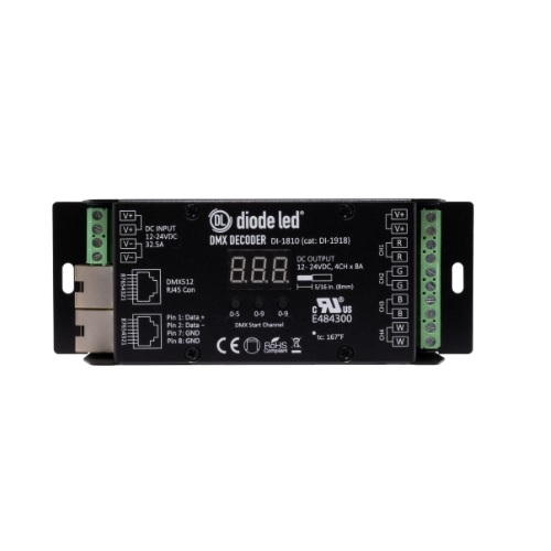 Diode LED DMX-4 Channel Decoder (Diode LED DI-1810