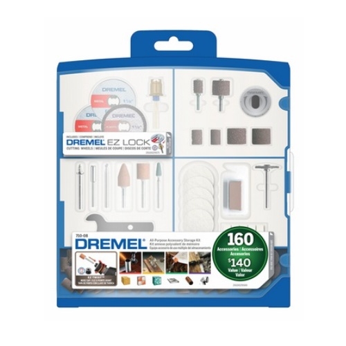 Dremel Rotary Tool Accessory Kit, 160 Pieces (Dremel 710-08)