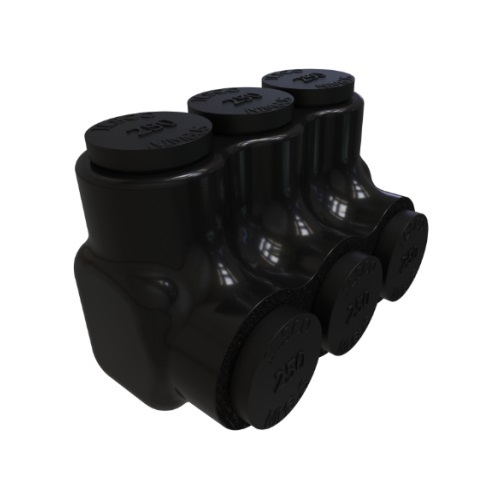 FTZ Industries Insulated Multi-Tap Connector, Single Sided, 3 Port, 3/0 ...