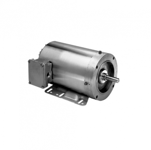 US Motors 400W Paint-Free Washdown Motor, 56HC, 1725 RPM, 1/2 HP, 208V ...