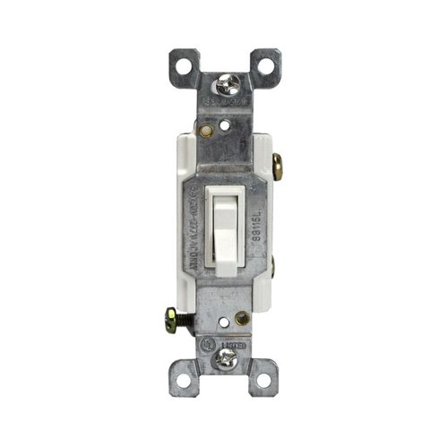 Enerlites Clear Single-Pole Lighted Push-In and Side Wired 15A Toggle ...