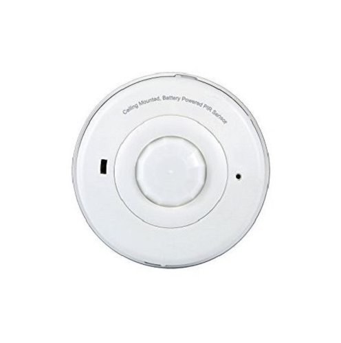 Enerlites Z Wave White Battery Powered Ceiling PIR Motion Sensor Enerlites ZWN BPC PLUS HomElectrical