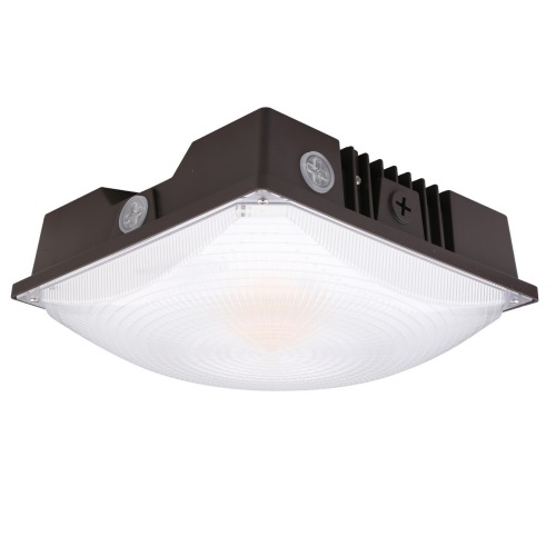 EnVision 25/40/60W LED Canopy w/ Sensor, Square, 120V-277V