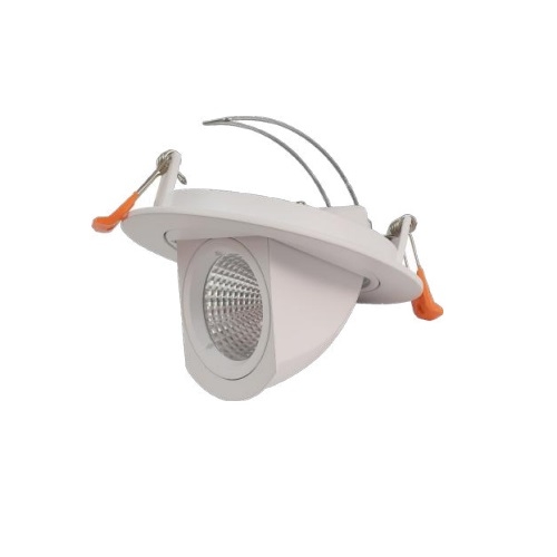 EnVision 4in 12W SnapTrim Downlight, Gimbal, Scoop, 120V, Selectable