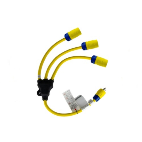 Ericson 3ft Power Cord w/ NEMA 515 WCord, 515P & 515C, 14/3 AWG