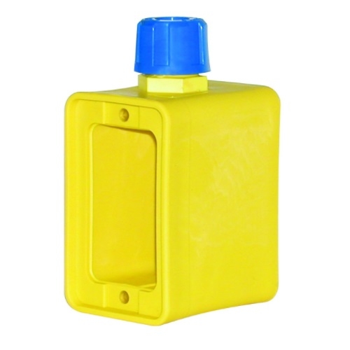 Ericson 1Gang Outlet Box w/ .5in Cord Grip, WR, Standard, Yellow