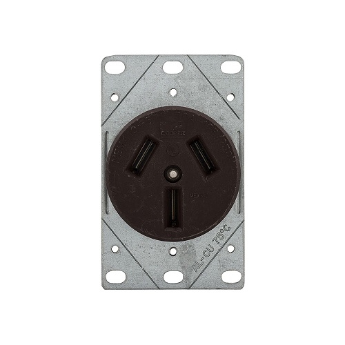 NEMA 10-50R Flush Mount POWER OUTLET RECEPTACLE 3W 50A 250V 162 Bell Electric 
