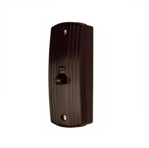 Eaton Single Pole Toggle Switch Surface Mount Brown