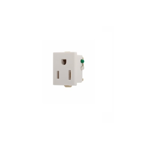 Eaton Wiring 15 Amp SnapIn Single Receptacle w/ Quick Connect, 2Pole