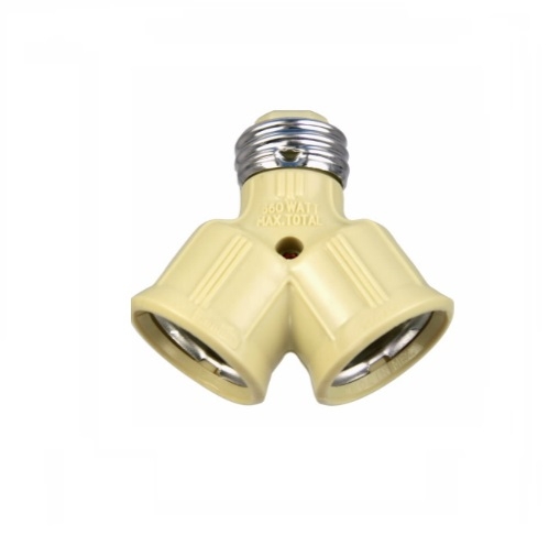 Eaton Wiring 660W Lamp Holder, Polarized, Socket Adapter, Ivory (Eaton Wiring 700V)