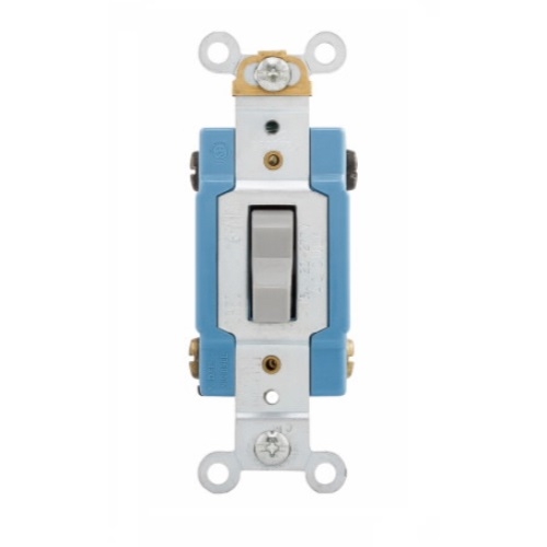 Eaton 15 Amp Toggle Switch Double Pole Industrial Grey