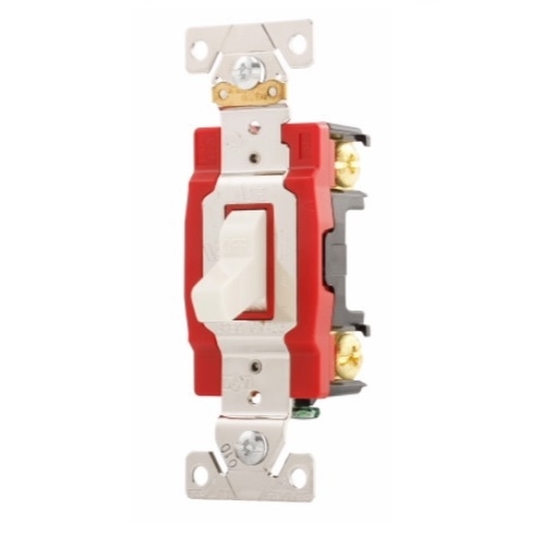 Eaton Wiring 20A Modular Toggle Switch, SP, #14-#10 AWG, 120V/277V ...