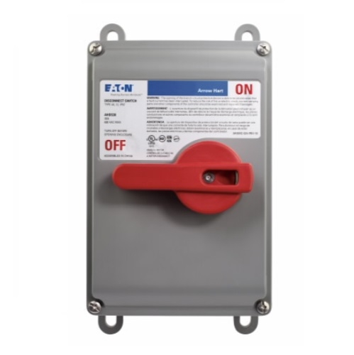 Eaton Wiring 30 Amp Disconnect Switch, Non-Fused, Replacement, Rotary ...