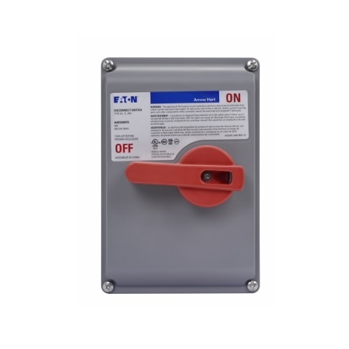 Eaton Wiring Replacement Top Cover for 30 Amp Motor Control Disconnect ...