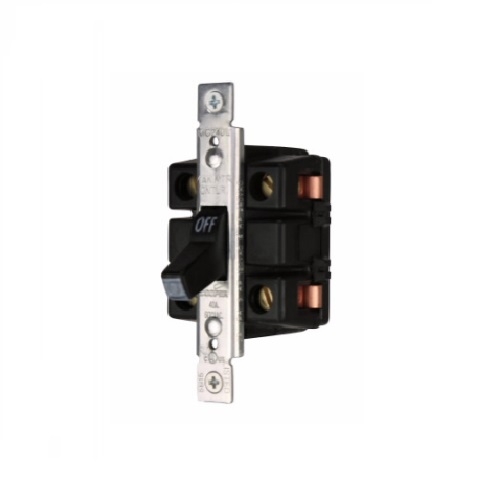 Eaton Wiring 40 Amp Motor Control Toggle Switch, Manual, 600V, Black ...