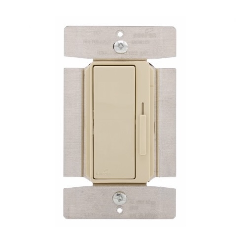 Eaton Wiring 1000W Toggle Dimmer, Non-Preset, Single Pole, Ivory (Eaton
