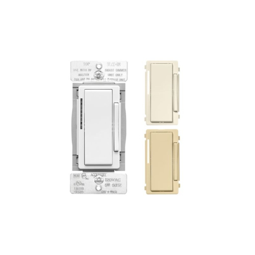 Eaton Wiring 1.5A Wi-Fi Smart Fan Control, Single Pole/3-Way, 120V, W/LA/IV (Eaton Wiring EWFFSC15-C2-BX-L)