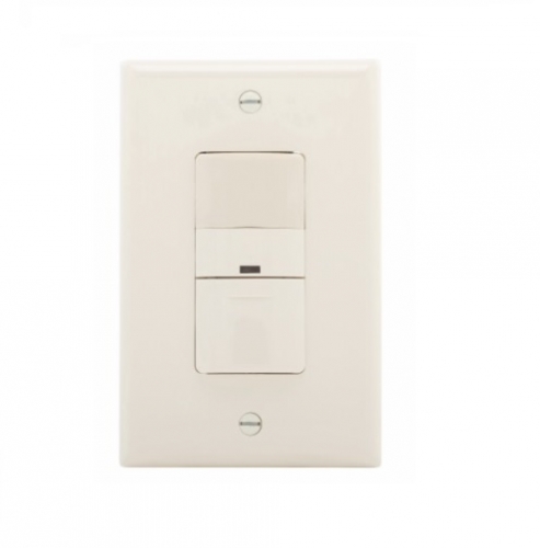 Eaton Wiring 600w Occupancy Sensor Switch Incandescent Single Pole Almond Os306u A