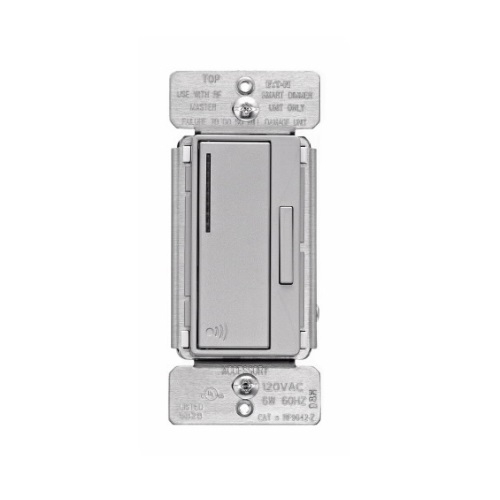 Eaton Wiring ZWave Plus Wireless Accessory Dimmer, Silver Granite (Eaton Wiring RF9642ZDSG