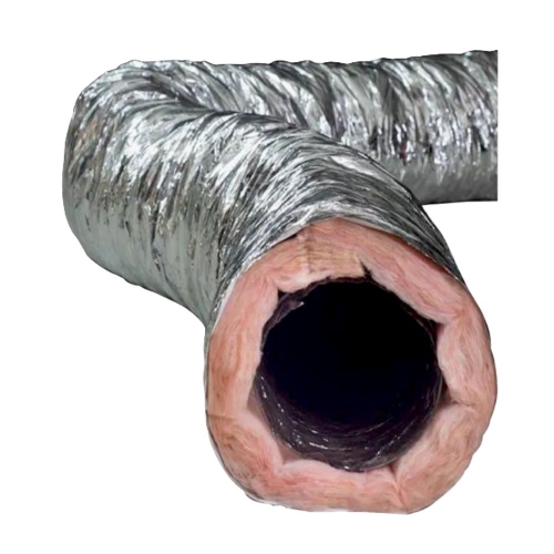 Fantech 24-ft Insulated Flexible Duct for Bathroom Fan, 6-in