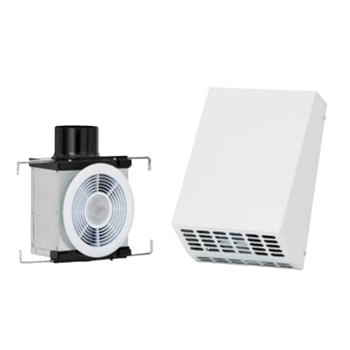 Fantech 18W Outdoor Bathroom Fan w/ 4-in Duct & 6W LED, 136 CFM, 3084 ...
