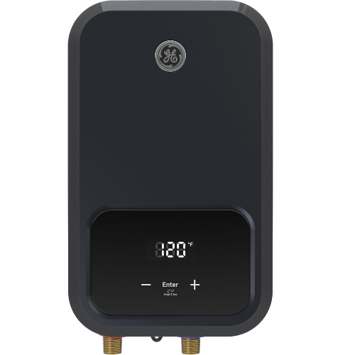 GE 15kW Tankless Electric Water Heater, 70A, 240V, Gray (GE
