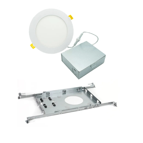 Halco 4-in 8W Slim Downlight, Smooth, 120V, CCT Select, White, Bulk ...