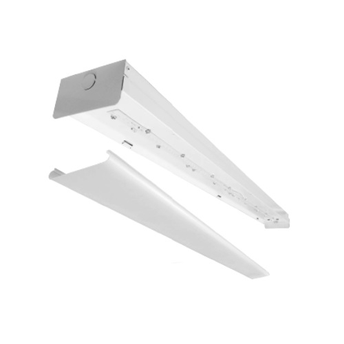 64w ILP Lighting 8-ft 64W Low Profile LED Utility Light w/ Frosted Lens ...