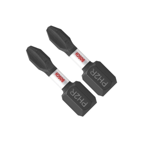 Bosch 1-in Impact Tough Insert Bit, P2R, 2 Pack, Pack of 2 (Bosch ITPH2R102)