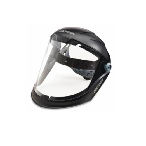 JACKSON SAFETY® MAXVIEW™ 14200 Lightweight Premium Face Shield With Ratcheting Headgear, Clear